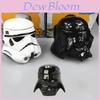 Cană ceramică cu design de cască Stormtrooper Star Wars și capac rezistent la căldură pentru iubitorii de cafea