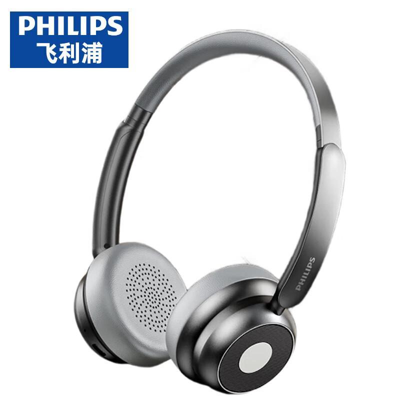Philips TAH1129 Retro Over-Ear Wireless Noise-Cancelling Bluetooth Headphones