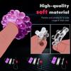 Mens 3 Pcs/Set Penis Rings Set Penis with 3D Beads for Couple Sex Penis Toy Male Delay Ejaculation Lasting Silicone Erection Ring Male Sex Toys