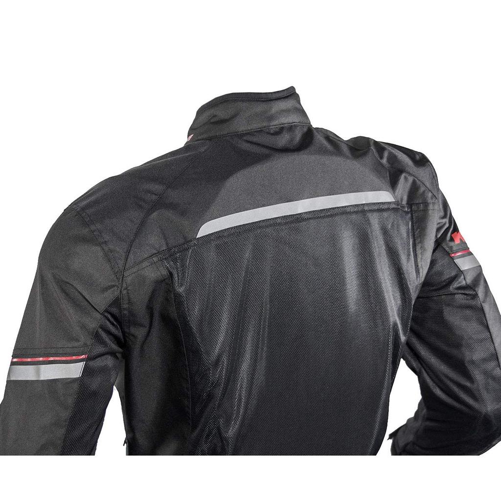 Motorcycle Jacket Protective Half Mesh Jacket 12955 For and Autumn Mesh Material CE Standard Level 2 CE Standard Protector Black S [KOMINE] JK-146
