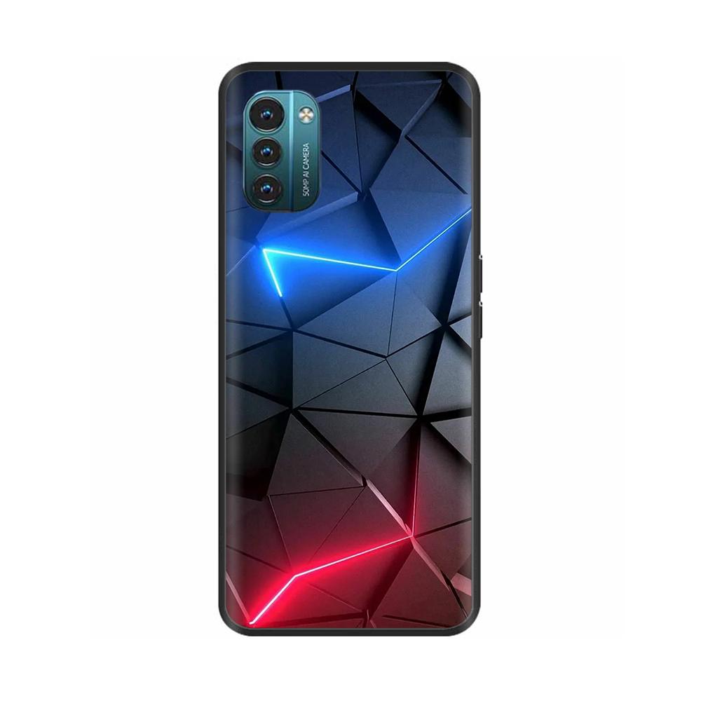 For Nokia G60 5G Case Painted Black TPU Silicone Soft Phone Cover for Nokia G60 Back Cases Bumper Shockproof Shell Cover Carcasa