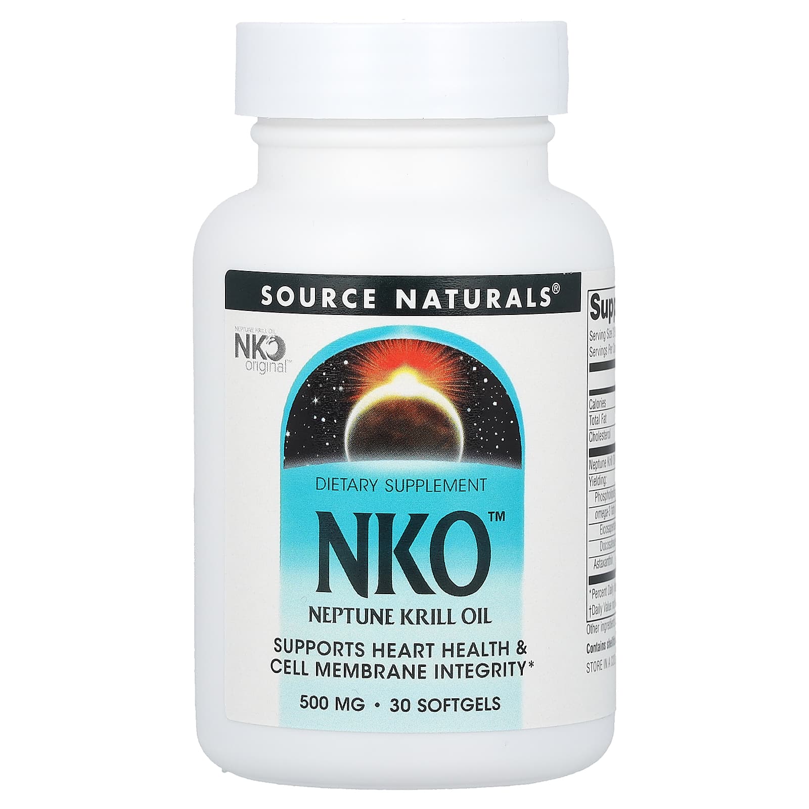 

Source Naturals, NKO (Neptune Krill Oil), 500 mg, 30 softgels