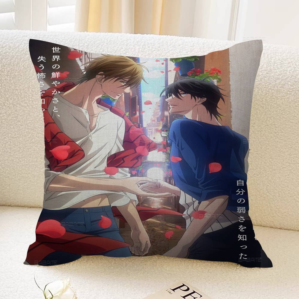 Anime Dakaretai Otoko 1-i ni Odosarete Imasu Pillow Anime Pillow Sofa Bed Head Pillow Cover Cushion Cover 45x45 cm Fashion