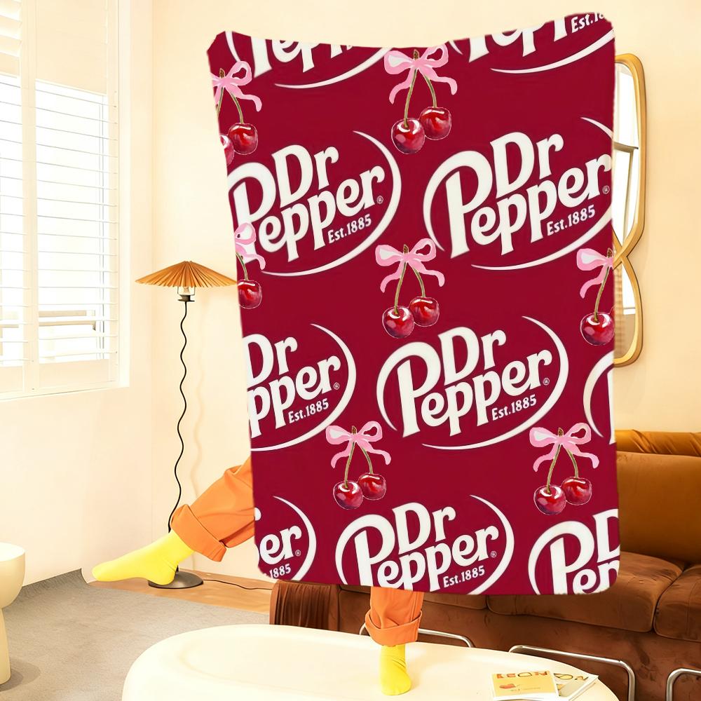 U-unique Dr-r P-pepper Blanket Throw Super Cosy Plush Living Room Sofa Couch Childish Birthday Gifts