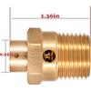 ST-4 Safety Pop Off Valve - Pressure Relief Valve 250 PSI, 1/2" NPT, Replace for #131081 3559097 3403479 Safety Valve