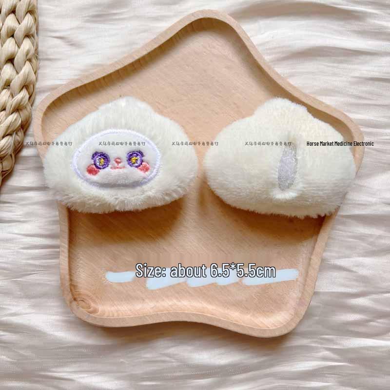 Cartoon Plush Cute Steamed Bun Doll: Hair Accessories, Shoes, Socks, Bags, Brooches, Decorative Accessories