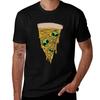 Alien Pizza TShirt Soft Stretch Short Sleeve Top
