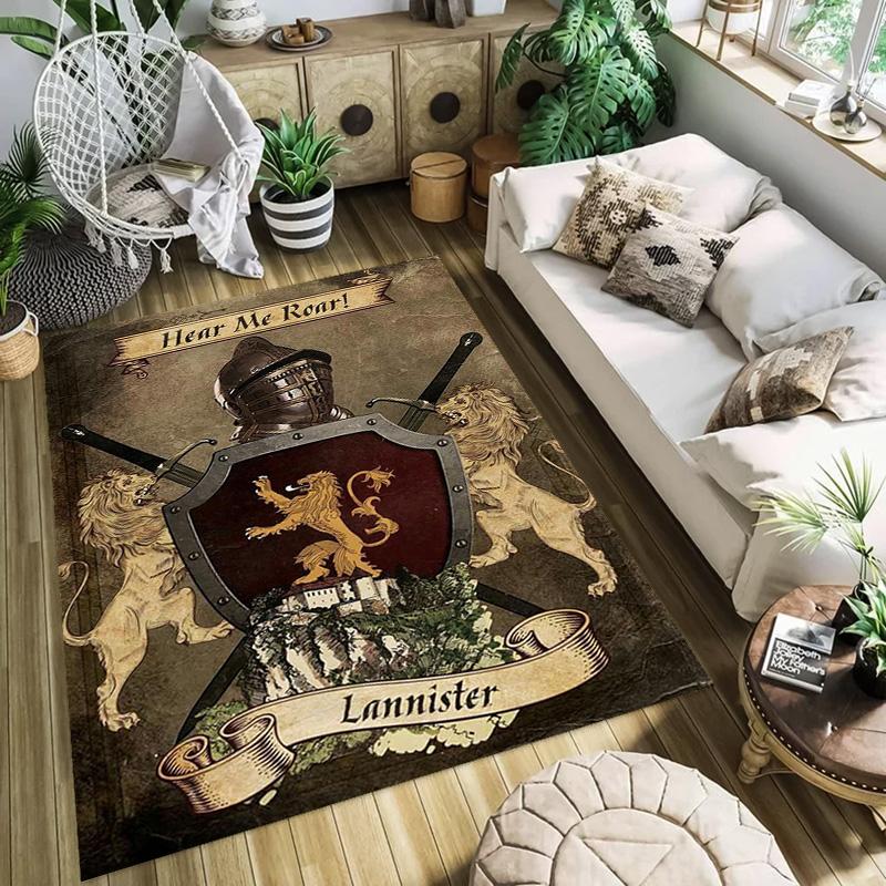Daenerys's Resolve: Faith Power carpet Living room and bedroom mats Suitable for all seasons Art Doormat Dormitory decoration