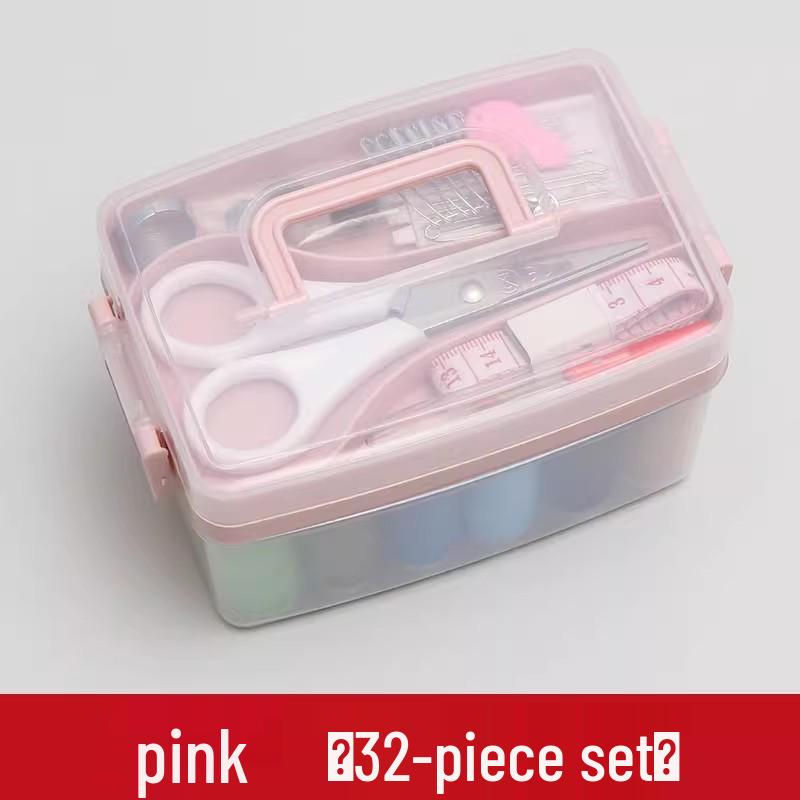 High-Quality Portable Sewing Kit: Needle and Thread Box for Home, Dorm, or Wedding Sewing Needs.