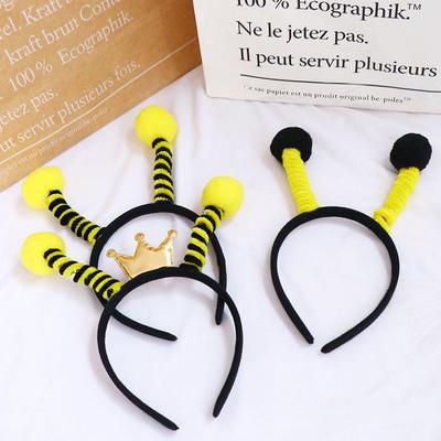 Cartoon Bee Tentacle Headband Animal Hair Hoop Children Hair Accessories Korean Style Headwear