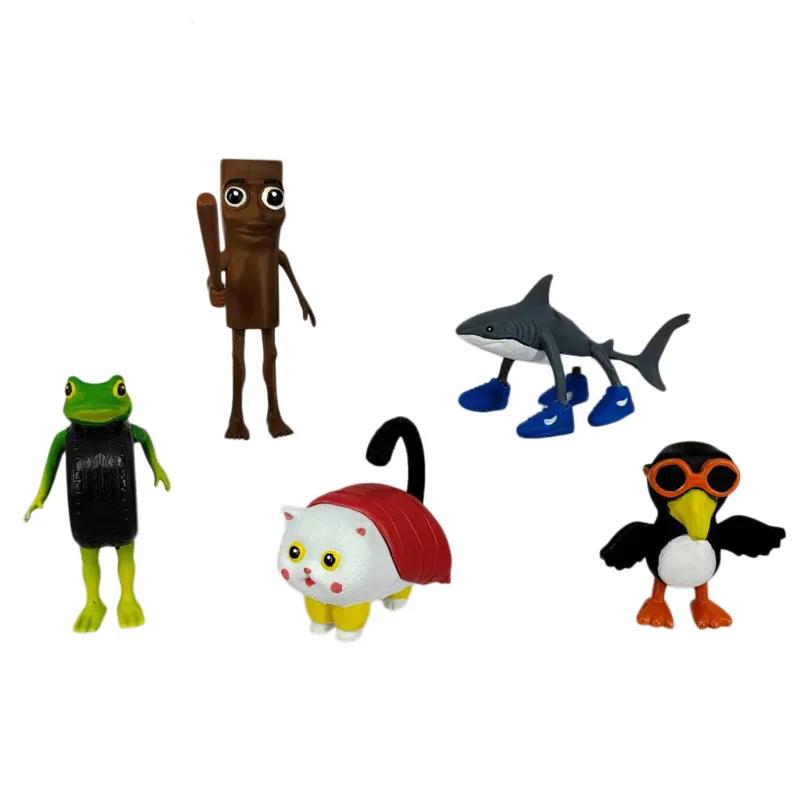 

Орнамент Фигурка Акулы Tungtungsahur Фигурка Украшение для рабочего стола Шарнирная Тралалеро Тралала Фигурка Орнамент Смешная Кукла ИгрушкаSh 8.5-13CM