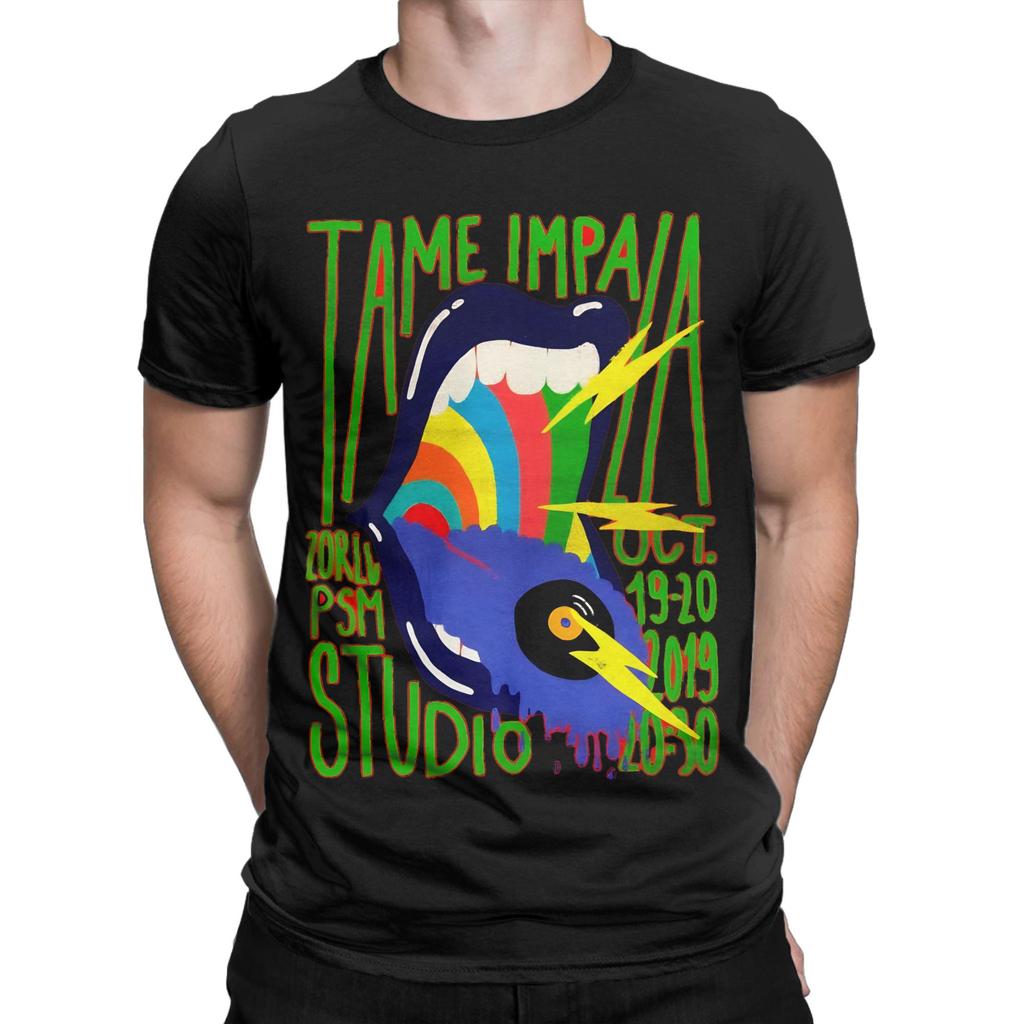 Men Women New Arrival Tame Impala rock Metal Band T Shirt Tee Pure Cotton  T-shirts Clothing