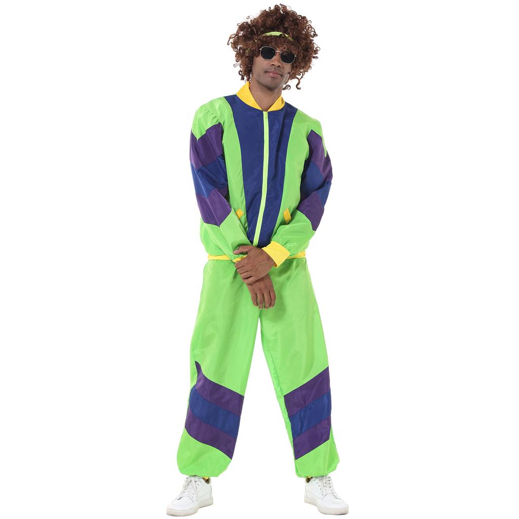 Men's Rock Festival 7080s Vintage Disco Clothing Men's Bar Jazz Dance Costume