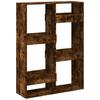 Room Divider Smoked Oak 100x33x135 cm Engineered Wood