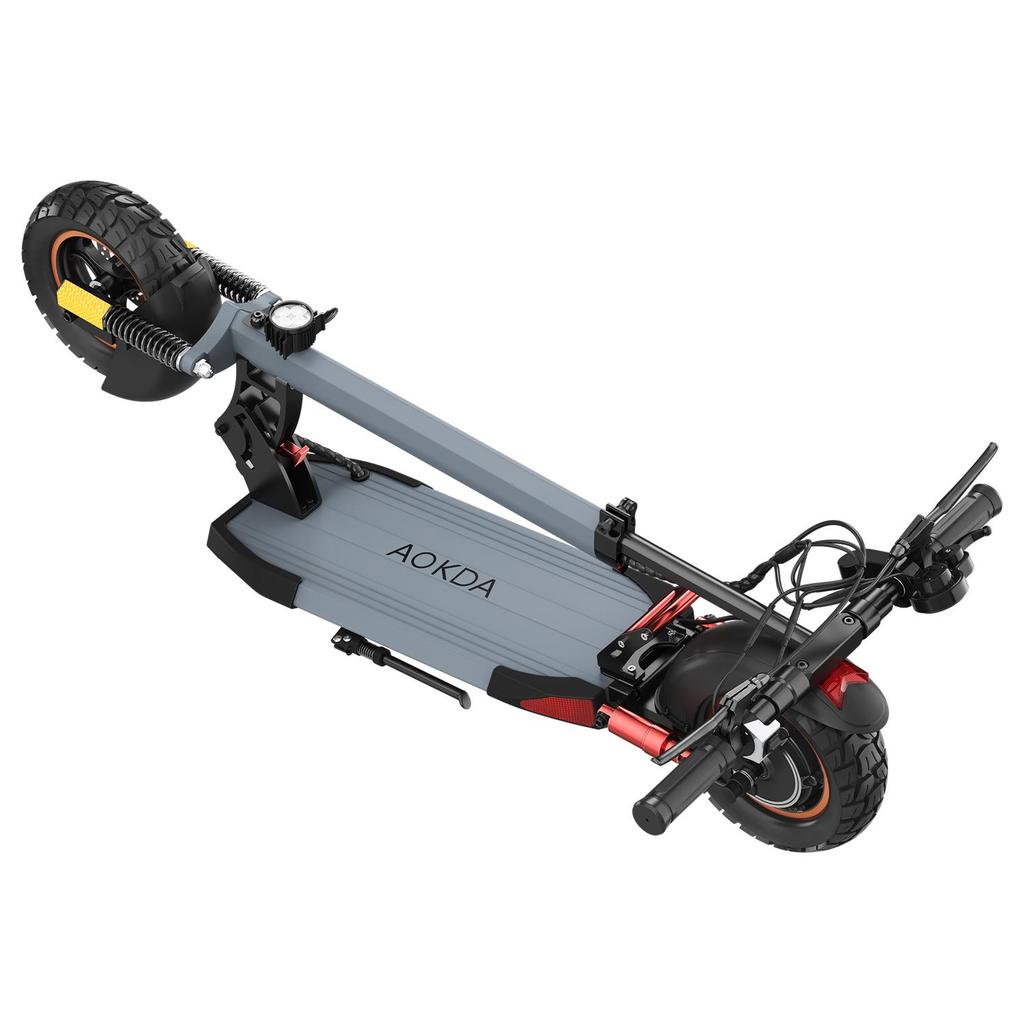 PHNHOLUN A1 Electric Scooter for Adults 250W Motor 48V17AH Battery E-Scooter 10 Inch Inflatable Tire E-Foldabe Scooter