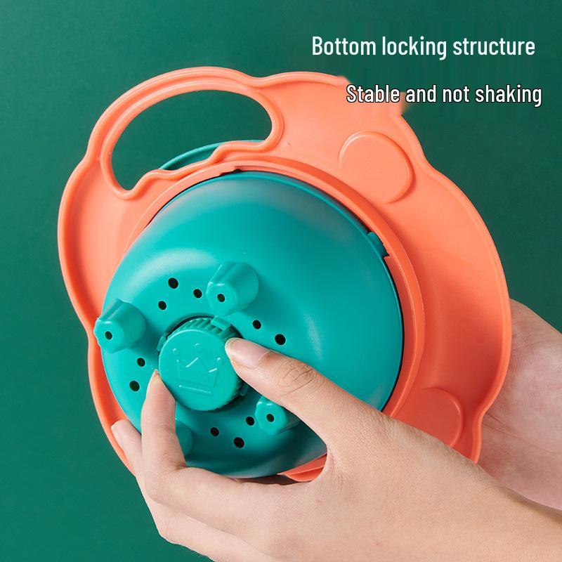Rotating Baby Bowl: Spill-Proof, Durable Training Plate for Infants