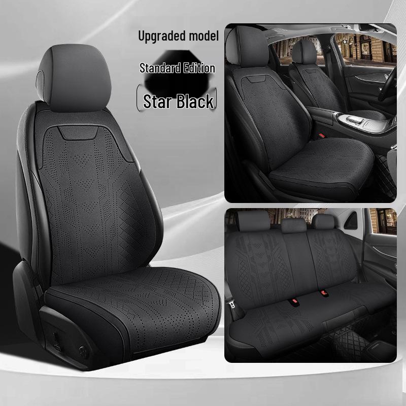 Geely Galaxy L7 Suede Seat Cushions & Covers - Long Teng MAX Asian Games Edition