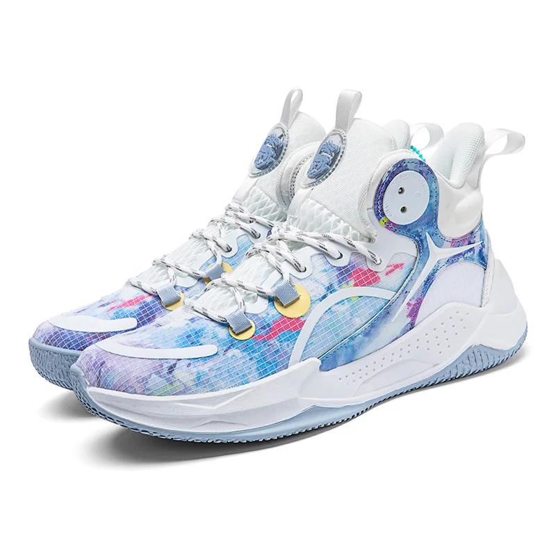 

Shock-Absorbing Rebound Practical Basketball Shoes Mid-Top Air-Cushion Professional Sports Shoes Student Training Wear-Resistant 44