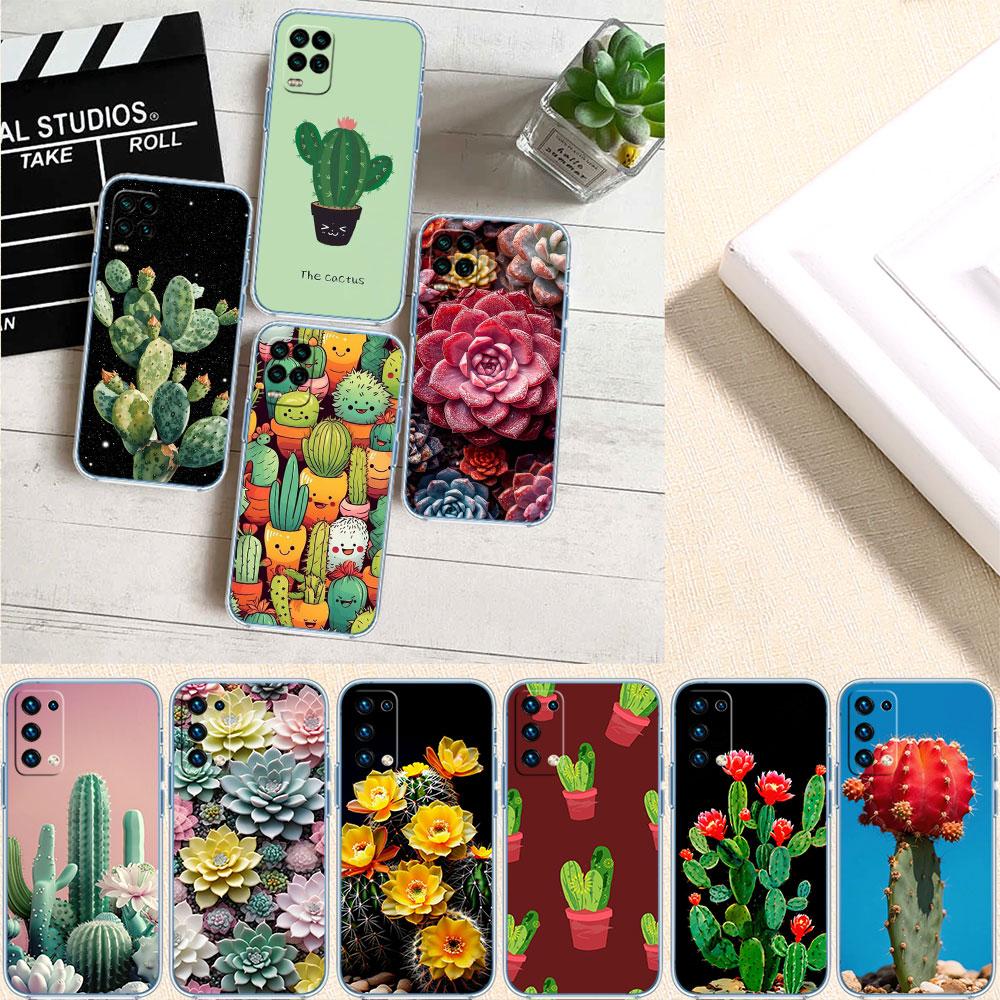 FM11 Cacti Succulent Phone Case for Motorola Moto G10 G20 G30 G31 G32 G34 G35 G41 G42 G50 G51 G52 G55 G60 G60S G62 G71 G72 G75