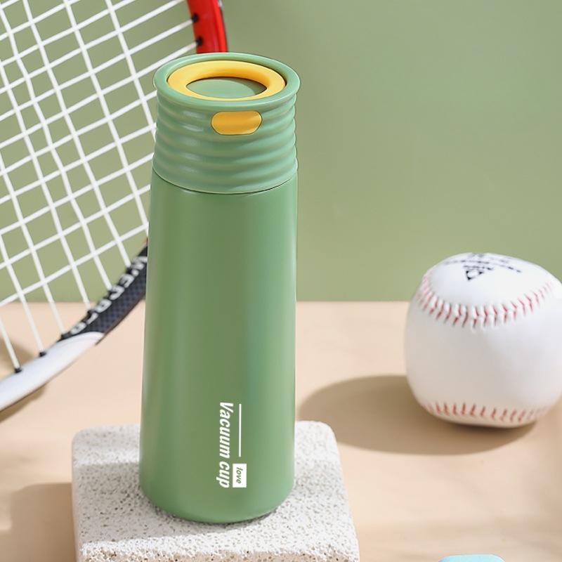 

Новая чашка-термос из нержавеющей стали для начальной школы, милая, с высоким уровнем внешнего вида, детская чашка для воды, портативная 350ml