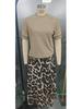 2025 European Chic Women's Mesh Skirt & Solid Top Set