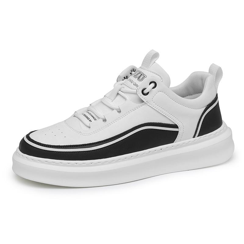 Fashion Italian Men Leather Casual Minimalist Shoes Fashion 2024 New Designer Handmade Outdoor Flat Shoes Leisure Walk Vulcanized Shoes