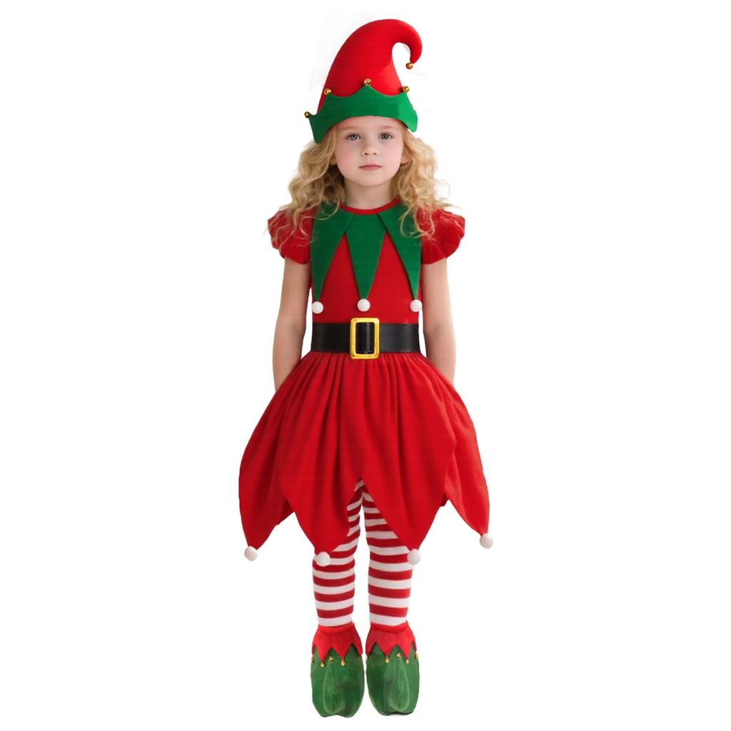 Children's Christmas Costumes, Holiday Party Christmas-themed Performance Cosplay Costumes
