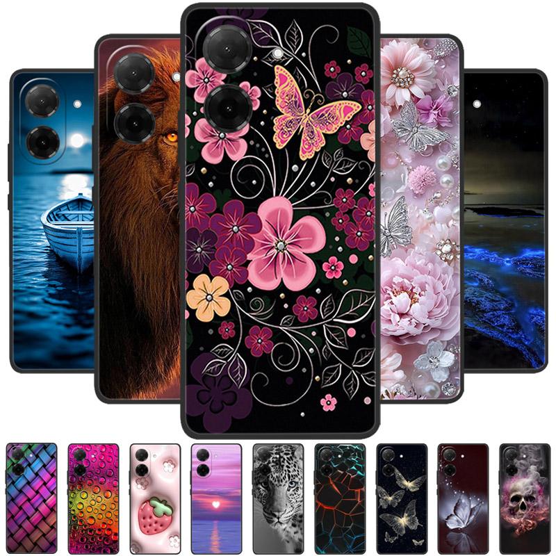 Custodia Morbida Per Xiaomi Redmi A5 4G Silicone TPU Nera Copertura Protettiva Per Telefono Per Poco C71 4G Design Popolare Bumper Ammortizzanti Borse