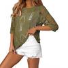 Women's Crochet Knit Hollow Short Sleeve Summer Top Beach Cover-Up