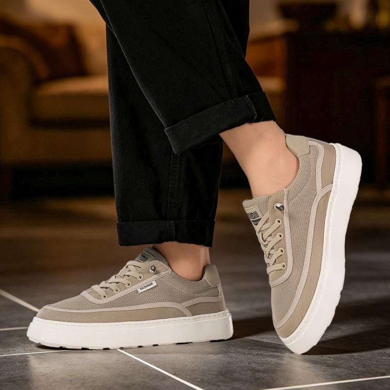 Men Mesh Sneakers Breathable Lightweight Upper Cushioned Non Slip Sole For Walking Travel Daily Summer Sport Comfortable Wear