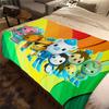 Various styles of Octonauts cartoon cute pattern blankets, 3D printed high-definition sofa blankets, suitable for adults and chi