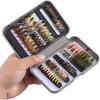Bassdash Fly Fishing Fly Set Trout Bass Fishing with Fly Box 36/64/72/76/80/96 Pieces with Dry Flies/Wet Flies, Nymphs, Streamers, Poppers
