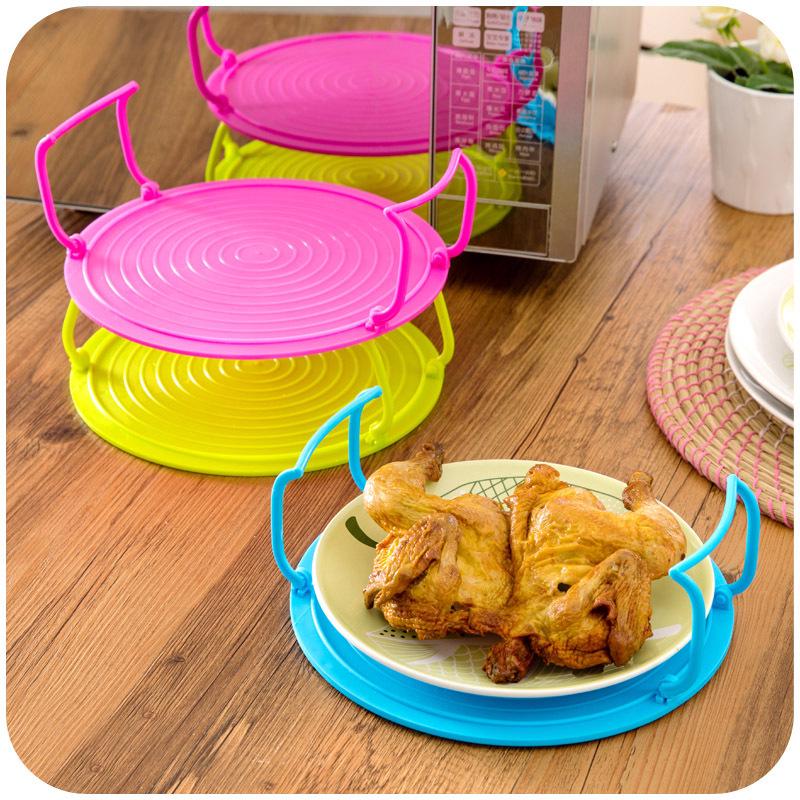 Multifunctional Double-Layer Microwave Steam Tray and Insulation Mat