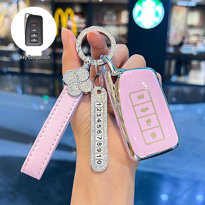 Schutzhülle für Lexus ES/RX/NX/UX/LC/LS/LX/GX Autoschlüssel, Unisex-Design