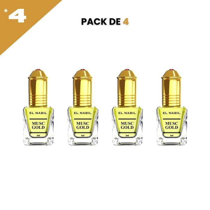 El Nabil Musc Gold Parfum Concentré Sans Alcool 4*5ml