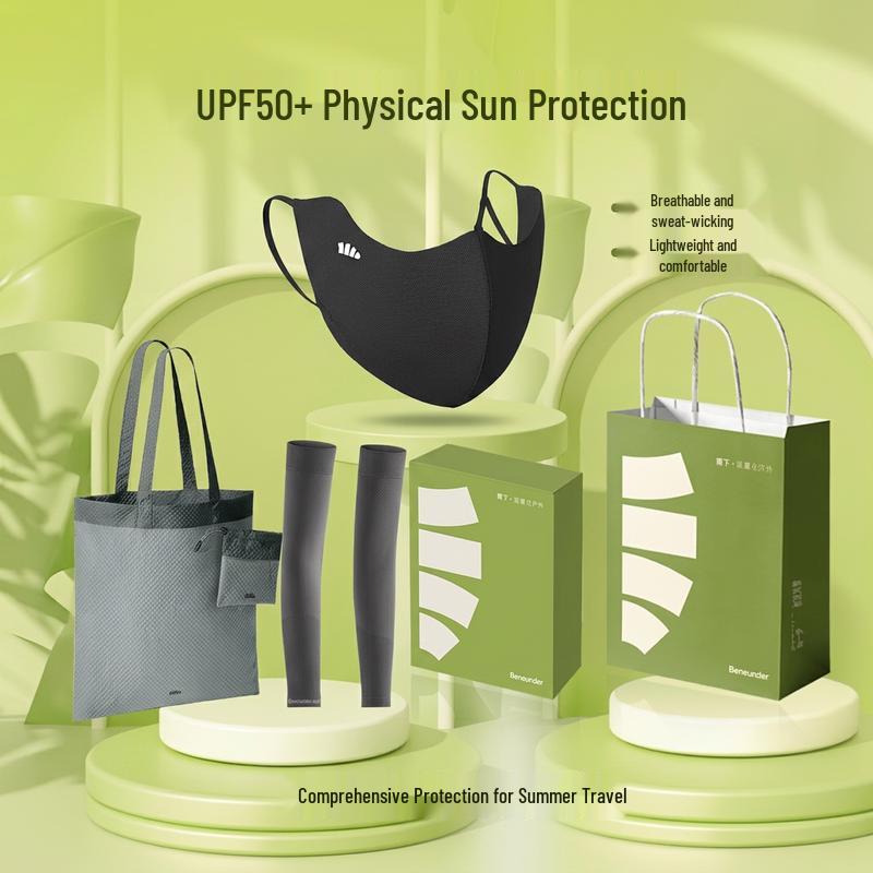 Beneunder Lightweight Foldable Pocket Shoulder Bag Set