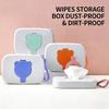 Wipes Case Portable Baby Wipes Dispenser Dustproof Wipe Holder Bear Pattern Wipes Box Baby Wipe Case Keep Wipe Wet