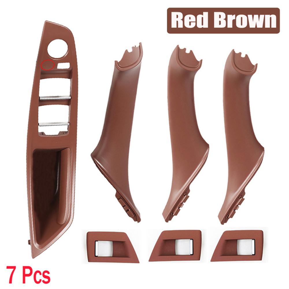 Auto-Linkslenker-LHD-Innenraum-Türgriff-Panel-Abdeckung, Beige, Schwarz, Rot-Braun, Beige, Weiß, für BMW 5er F10