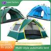 Century Glacier Automatic Folding Tent for 3-4 People: Quick-Open, Double Rainproof for Camping & Beach