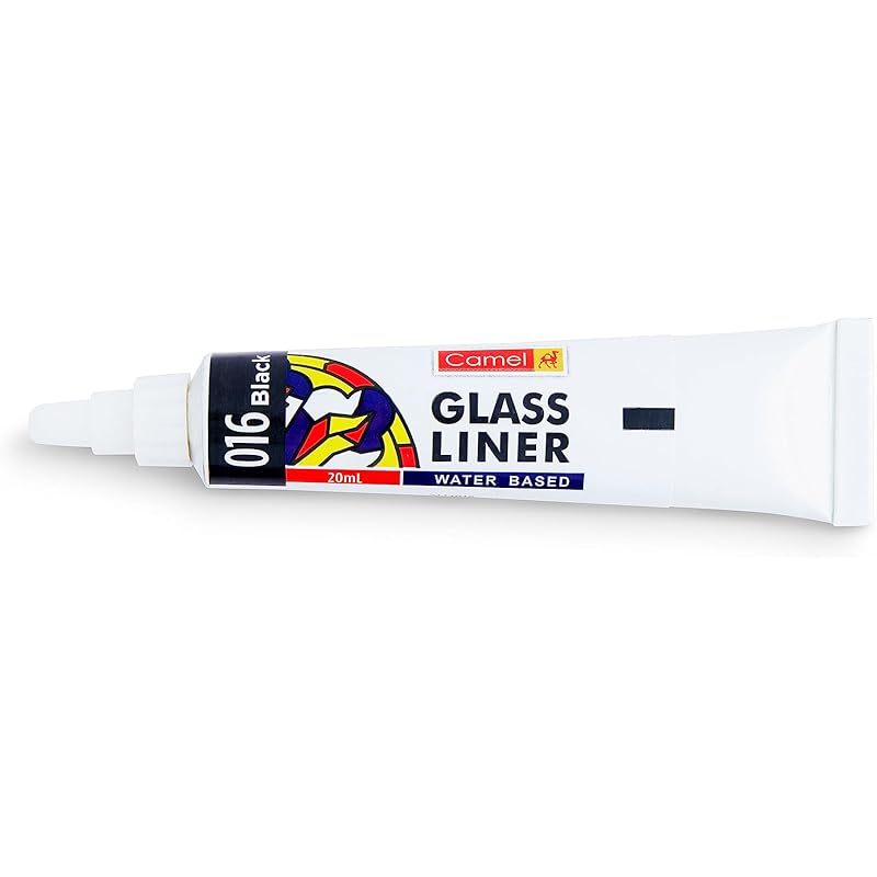 

Camel Solvent Based Glass Color - 20ml Each, 5 Shades 205 чёрный