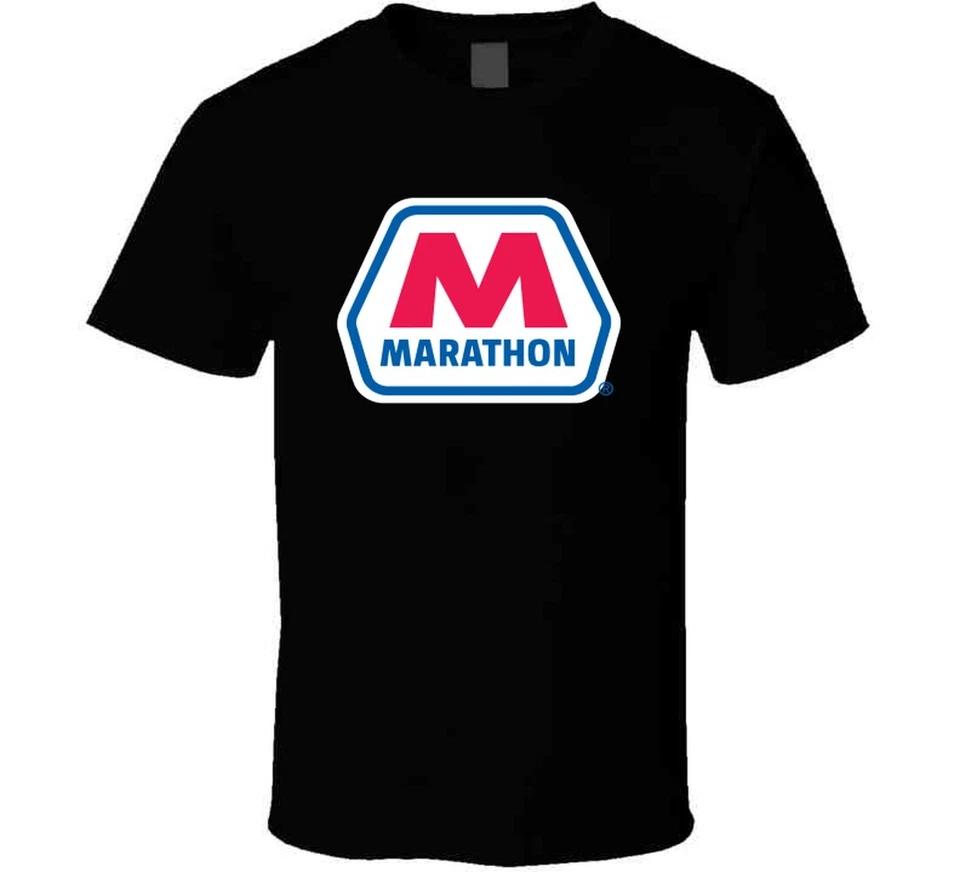 Marathon Tee Cool Gas Station Oil Trucking Driving T Shirt 3XL