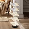 Corner Shoe Rack Organizer with Butterfly Design for Compact