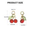 6 Pack Jewelry Charm Cherry Jewelry Pendant Cherry Bracelet Pendant Jewelry Finding Jewelry Accessories for Bracelet