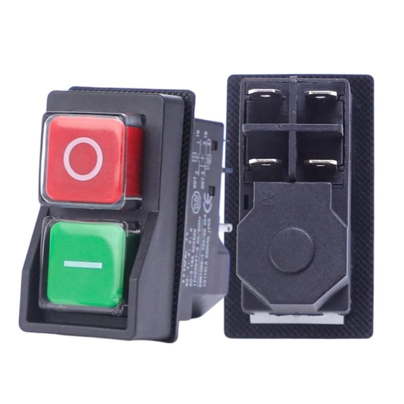 

4/5Pin Starter Safety Switches Electromagnetic Push Button Switches for Machine Tool Equipment Waterproof Switches