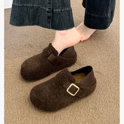 New Fleece Snow Boots, One-foot Cotton Shoes and Women's Shoes