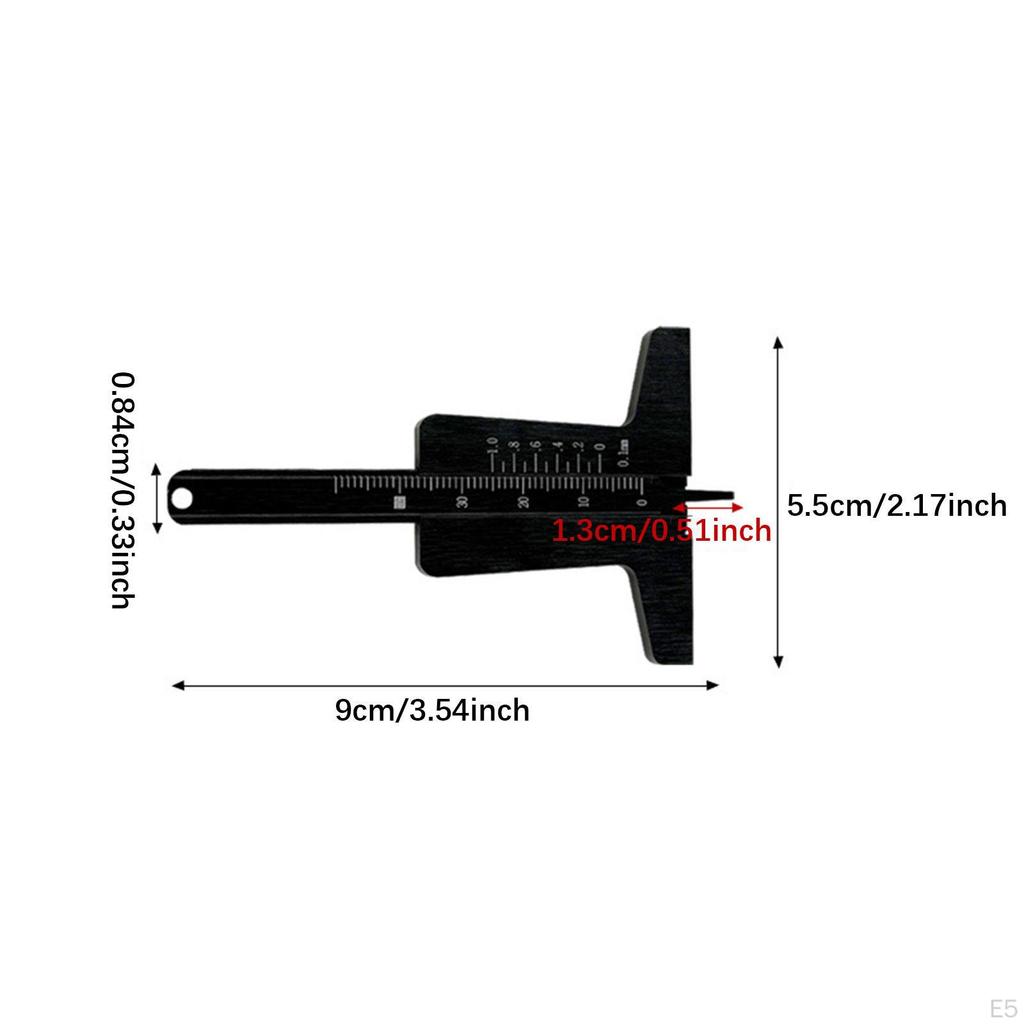 Miernik głębokości bieżnika opony samochodowej Wzór Akcesorium