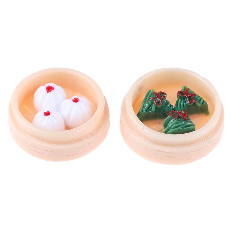 

Hot New Dollhouse! 5Pcs/set 1:12 Dollhouse Miniatures Chinese Dim Sum Food Kitchen Accessories