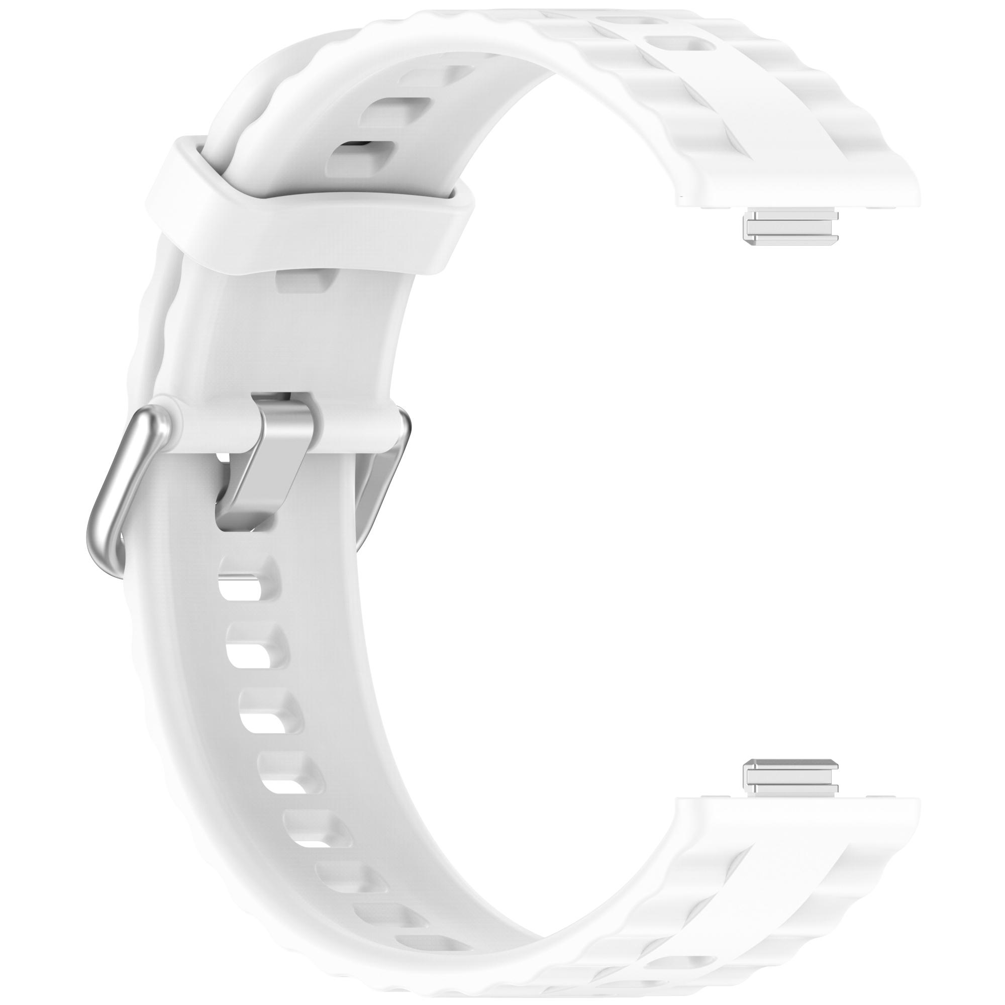 Popular Smart Watch Strap Suitable for Huawei Watch Fit4 Pro Silicone Strap New Sports Style HUAWEI Fit4 Watch Strap 24mm белый