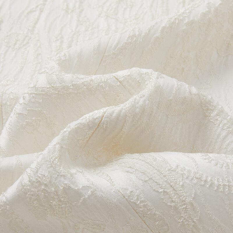 Demana New Chinese Style Embossed Jacquard A-Line Dress