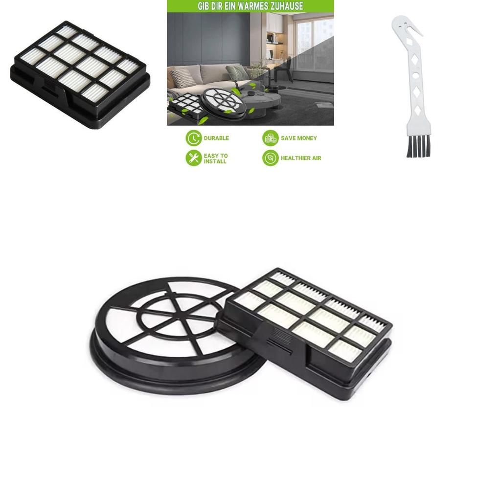 For Bosch Bbz152ef Series 2 Hepa Filter Replacement Set For Vacuum Cleaner Maintenance
